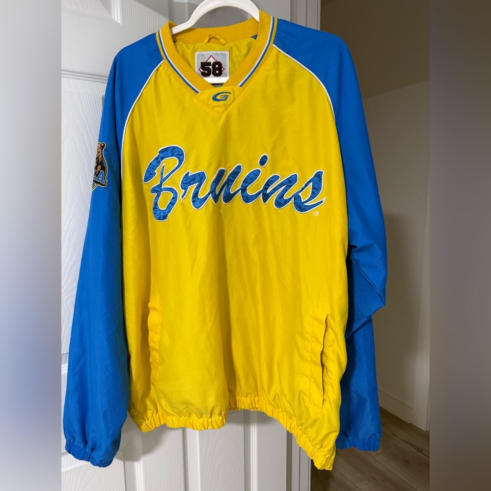 Yellow and Blue  Vintage Bruins Jacket